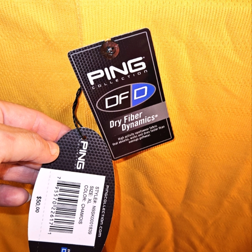 New Yellow Ping Polo